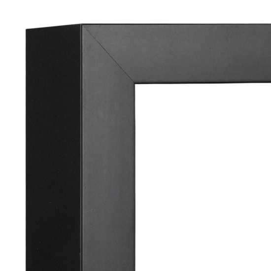 Quadro astratto quadrato 100x100 cm cornice nera dipinto a mano