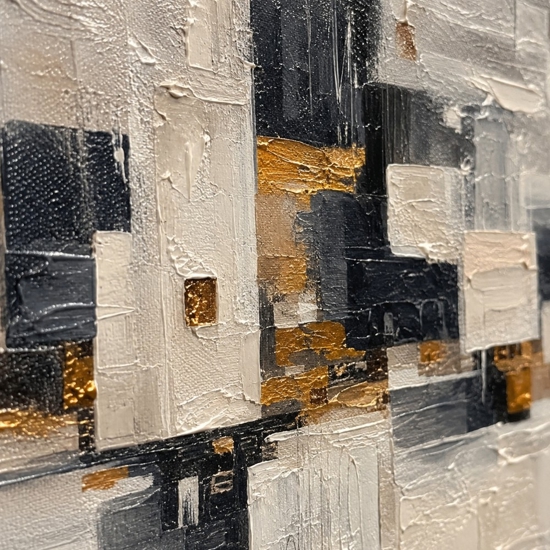 Quadro 60x90 moderno verticale geometrie astratte decorato