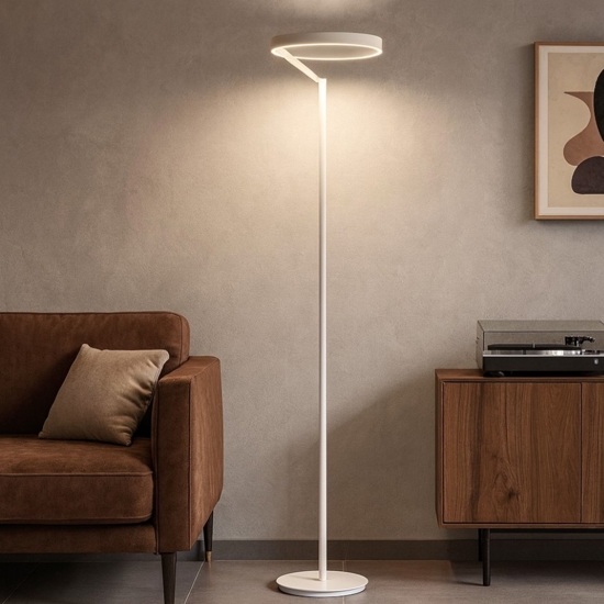 Gea luce criseide piantana da terra led bianca 3000k