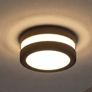 Plafoniera da esterno corten rotonda top light soho