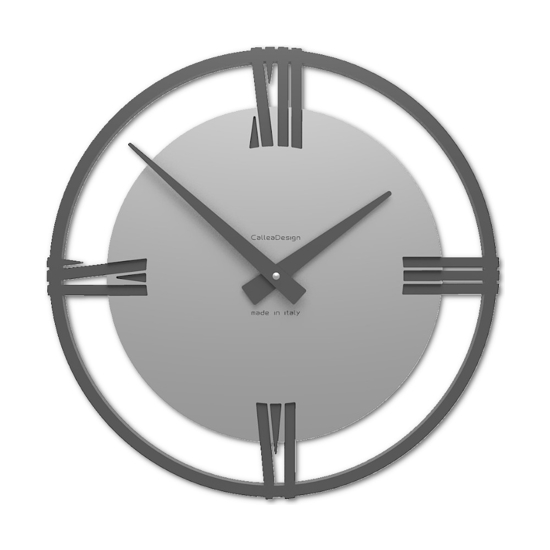 Orologio moderno rotondo 30cm colore alluminio