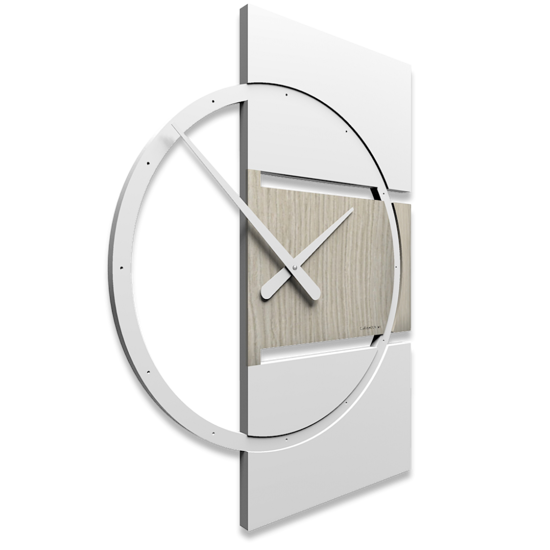 Orologio da parete dal design moderno legno rovere breeze