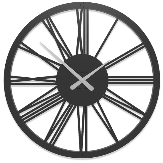 Pompei orologio da parete numeri romani 60 nero 