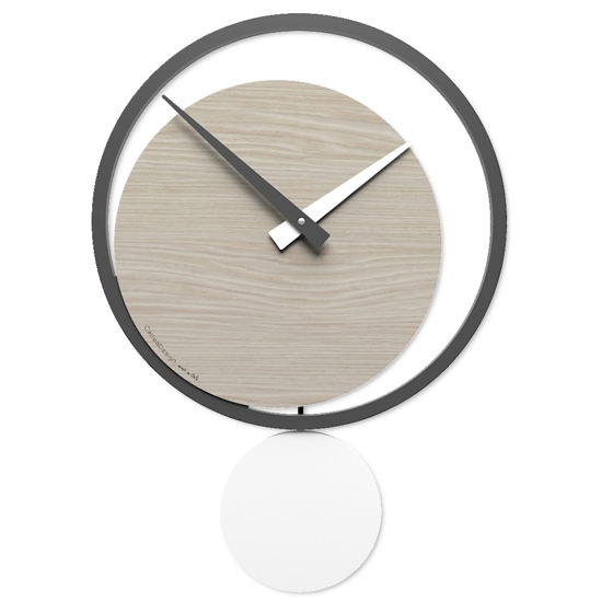 Orologio rovere breeze da parete a pendolo moderno