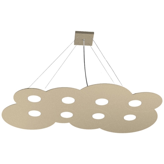 Lampadario moderno per soggiorno sabbia cloud top light