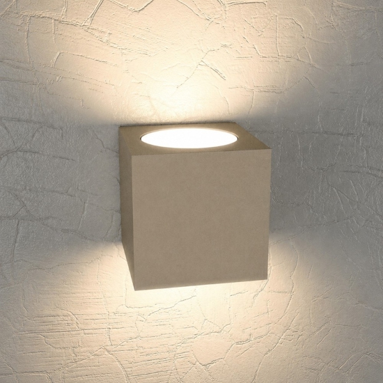 Top light applique da parete moderna cubotto sabbia