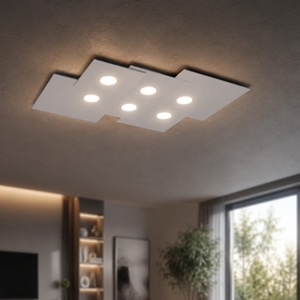 Top light plafoniera grigio design moderna per cucina
