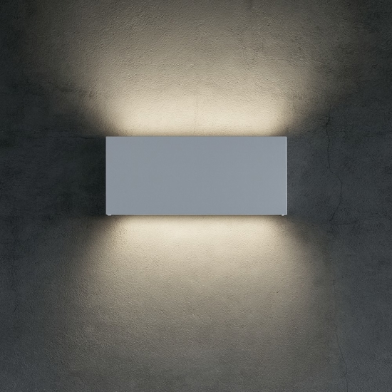 Applique led 20w moderne da parete bianco rettangolare