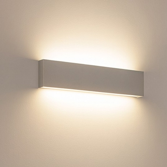 Carpet top light applique moderna 20w sabbia da parete