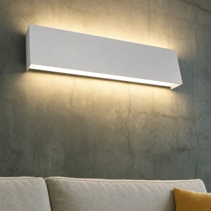 Carpet top light applique da parete grigio moderno