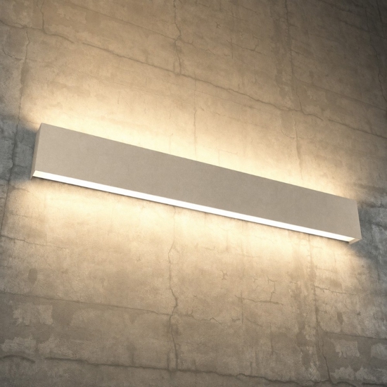 Applique da parete led 80w sabbia carpet top light