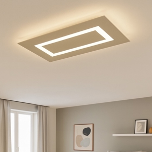 Carpet top light plafoniera moderna led 80w sabbia