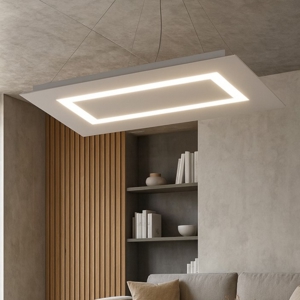 Lampadari moderni rettangolari grigio top light carpet 70cm