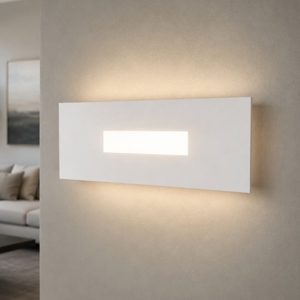 Wally di toplight applique bianco design moderna