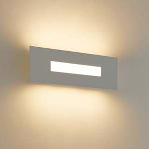 Wally top light applique grigio per pareti moderne