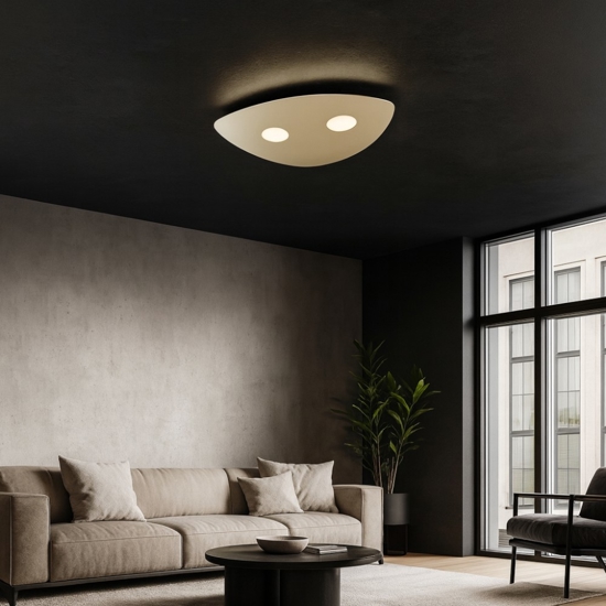 Plafoniera cucina moderna sabbia toplight shape