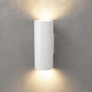 Applique moderna doppia luce led gx53 bianco toplight shape