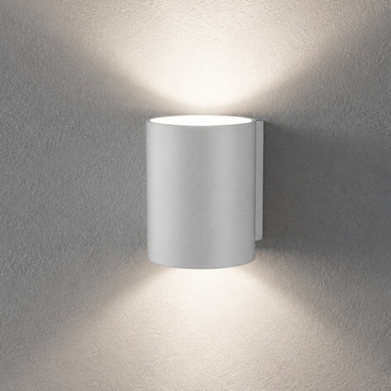 Top light shape appliques moderna led doppio fascio di luce grigio