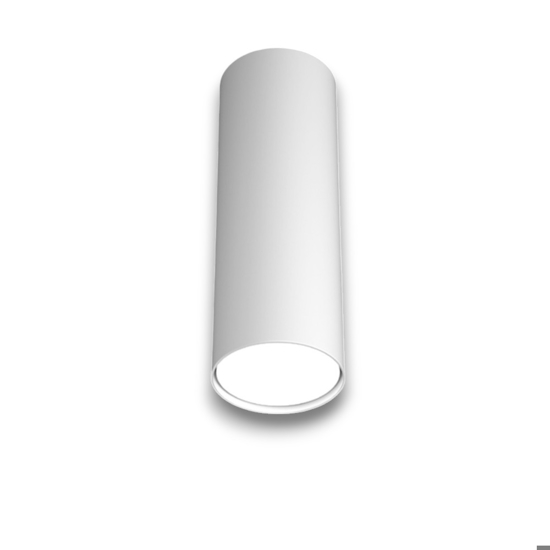 Top light faretto da soffitto cilindro bianco 25cm