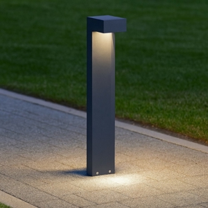 Ideal lux sirio pt2 lampioncino 60cm da giardino ip44 antracite moderno