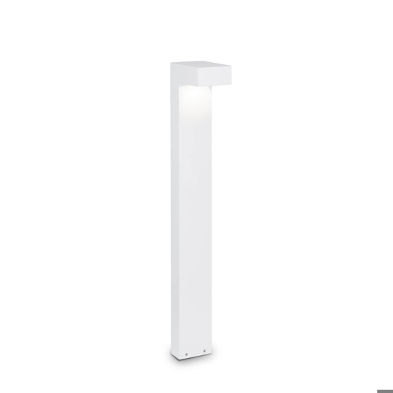 Ideal lux sirio pt2 lampione da giardino 80cm bianco