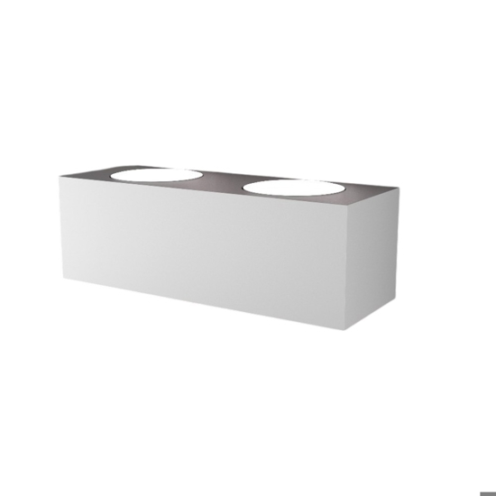 Applique led da parete bianco toplight eccentric