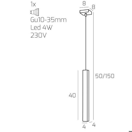 Lampada a sospensione pendente per isola antracite top light