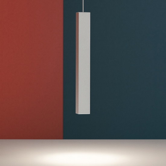 Toplight lampada a sospensione per isola isola penisola cucina squadrata grigio