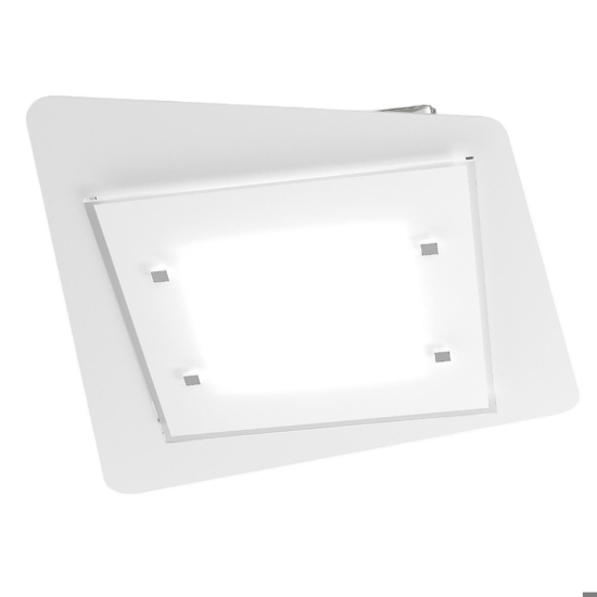 Plafoniera per camera da letto  bianca rettangolare unusual toplight