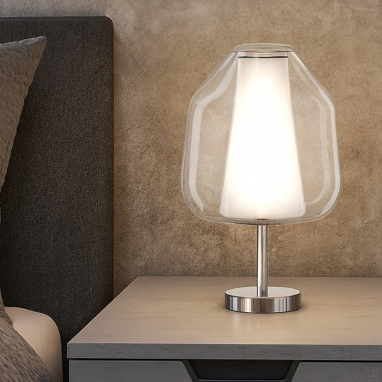 Toplight double skin abat-jour camera da letto moderna
