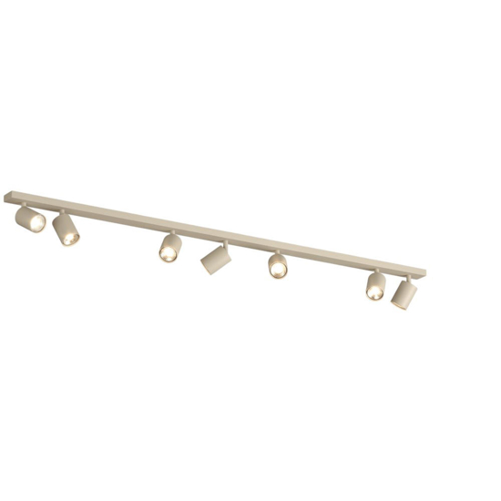 Plafoniera toplight sabbia con 7 luci orientabili da cucina