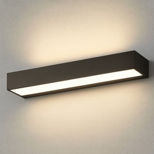 Applique led a parete 3000k 4000k rettangolare nera top light bios