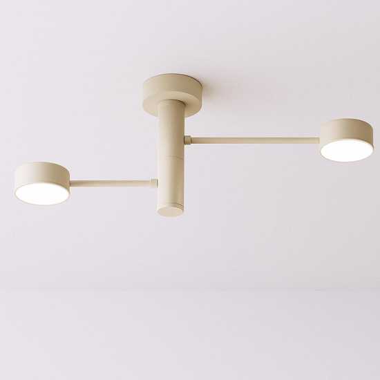 Top light octopus sabbia plafoniera da soffitto moderna due luci orientabili