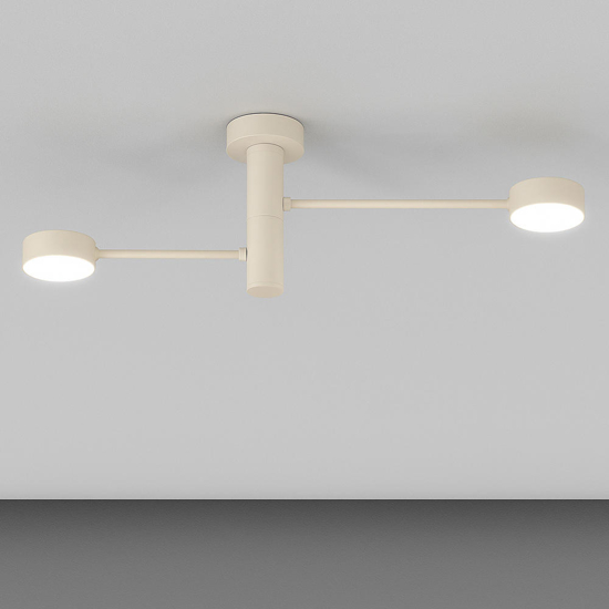 Top light octopus sabbia plafoniera da soffitto moderna due luci orientabili
