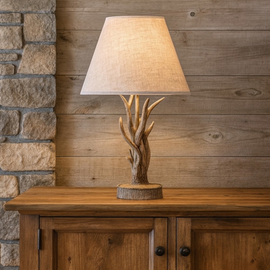 Ideal lux chalet tl1 lampada da tavolo per chalet montagna