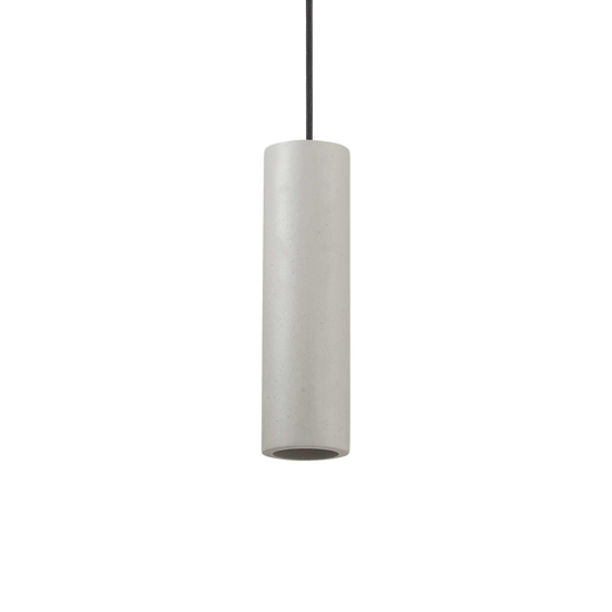 Oak sp1 round lampada sospensione di cemento cilindro ideal lux