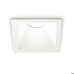 Ideal lux game trim square faretto da incasso led 11w 3000k 220v bianco