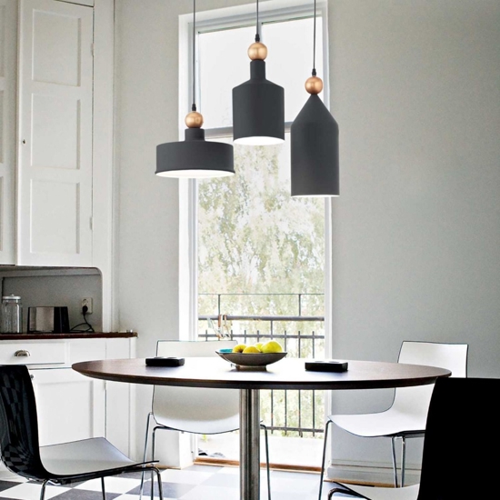 Ideal lux triade sp3 lampadario antracite