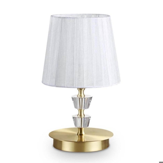 Abat jour da comodino pegaso tl1 oro per camera da letto
