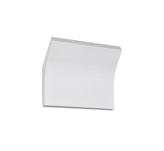 Applique di gesso moderna bianco pitturabile per interni