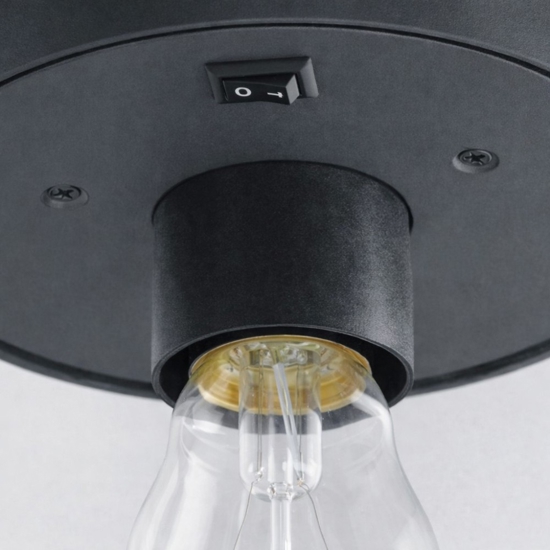 Applique da esterno lanterna bianca con sensore crepuscolare