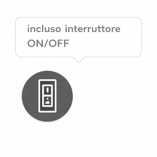 Applique da esterno lanterna bianca con sensore crepuscolare