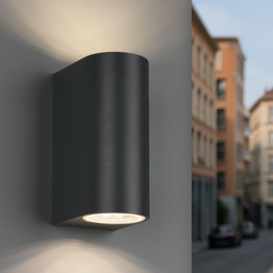 Applique per esterno moderna antracite 