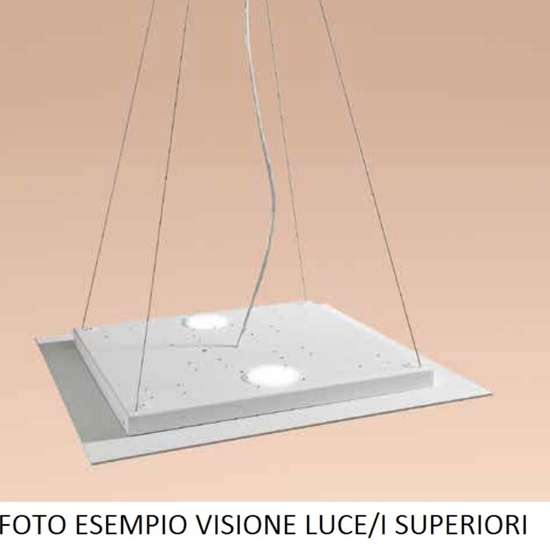 Lampadario moderno led bianco affralux flet