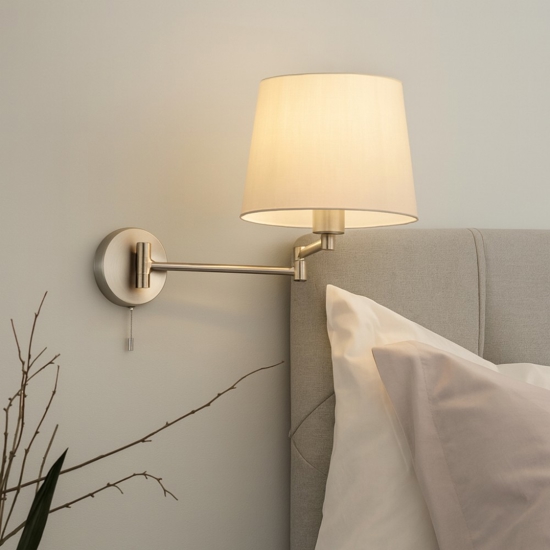 Applique per comodino camera da letto braccio estensibile