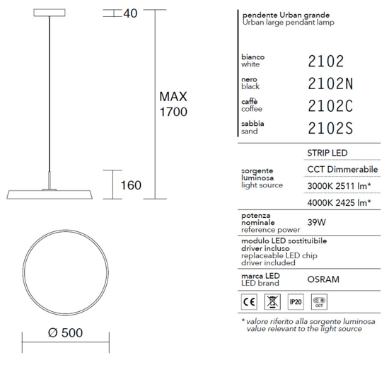 Isyluce lampadario sabbia per cucina led 39w 3000k 4000k dimmerabile