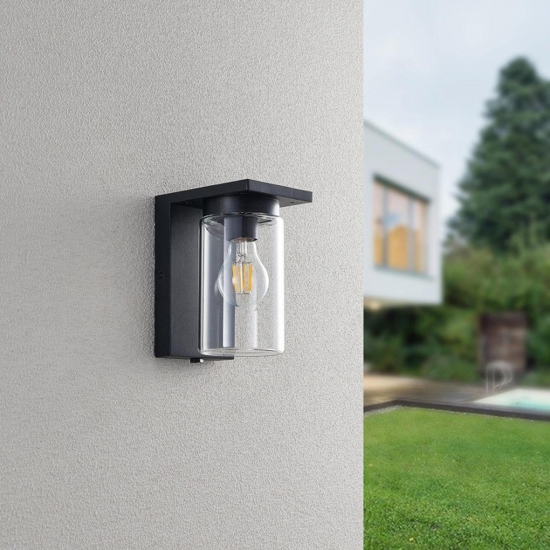 Applique lanterna da esterno con sensore crepuscolare interruttore