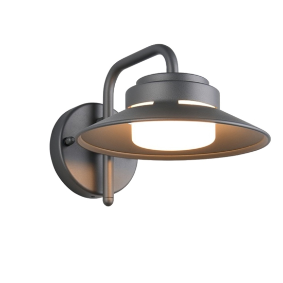 Applique antracite per esterno facciate terrazze alluminio ip44