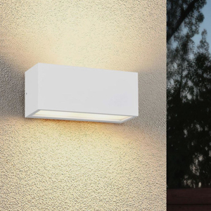 Applique per terrazzo ip44 h11 cm bianco opaco