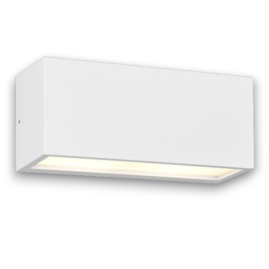 Applique per terrazzo ip44 h11 cm bianco opaco